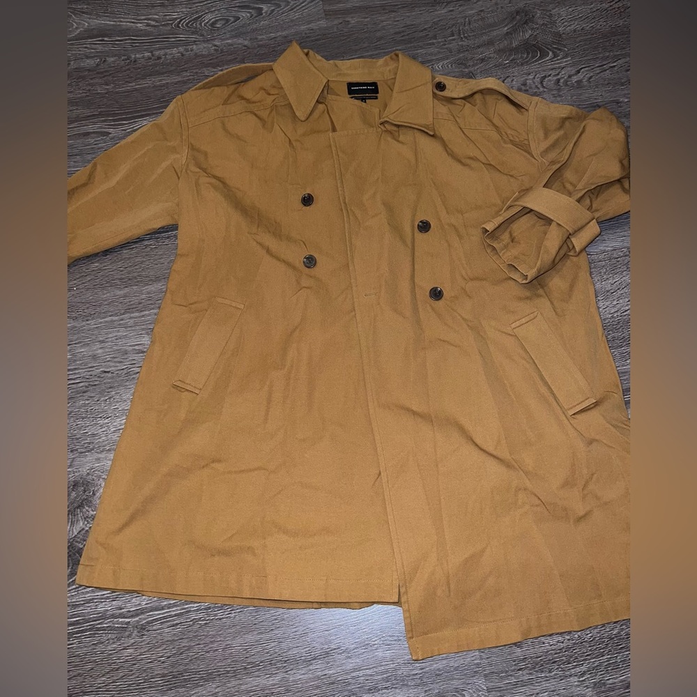 Something navy trench